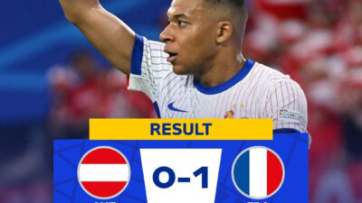 Penyisihan Grup Euro 2024, Prancis Menang Tipis 1-0 karena Gol Bunuh Diri Austria