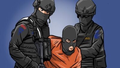 Seorang Terduga Teroris Diciduk Tim Densus 88 Polri