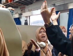 Aksi Emak-emak Berisik di Kereta Api Ganggu Penumpang