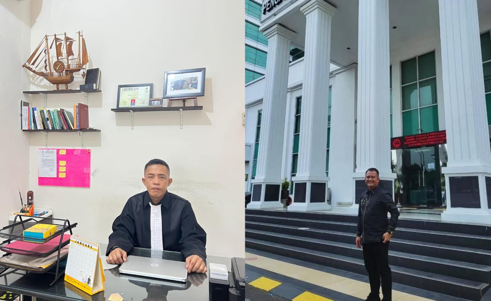 Tim Kuasa Hukum Keluarga Suparno M.J SAMOSIR ,S.H., CTA dan ZULMI JUNIARDI, S.H. (Dok. FaktaIKN.id)