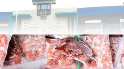 Ilustrasi - Tumpukan barang bukti 7,2 ton daging kerbau beku ilegal asal Malaysia yang berhasil diamankan oleh petugas Bea Cukai di wilayah Sanggau. (Dok. Ilustrasi/Faktakalbar.id)