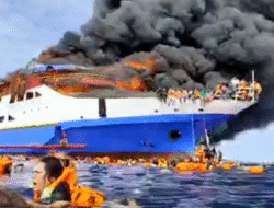 Kapal G Barcelona V Terbakar di Perairan Sulut, Satu Ibu Hamil Meninggal Dunia
