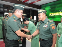 23 Perwira Tinggi TNI AD Naik Pangkat, Kasad: Ini Amanah dan Tanggung Jawab Besar
